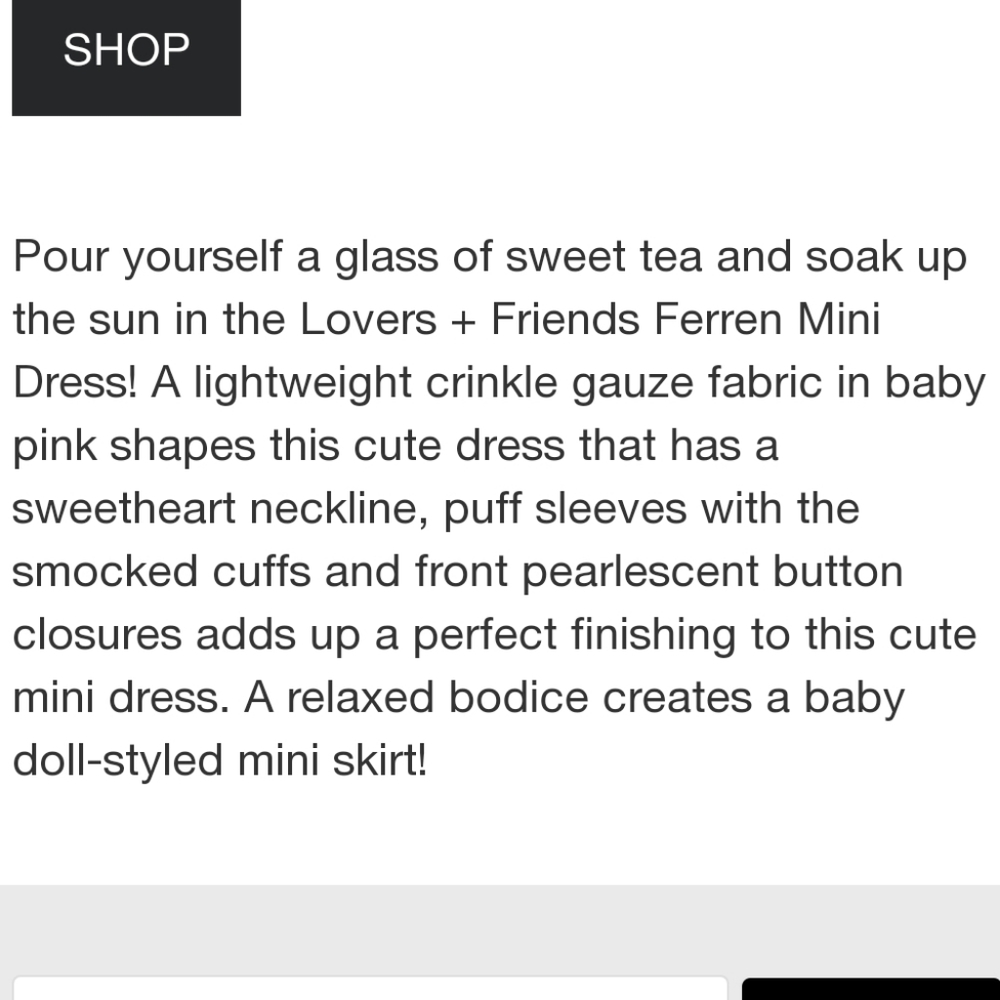LOVERS + FRIENDS Ferren Mini Dress - Picture 8 of 8